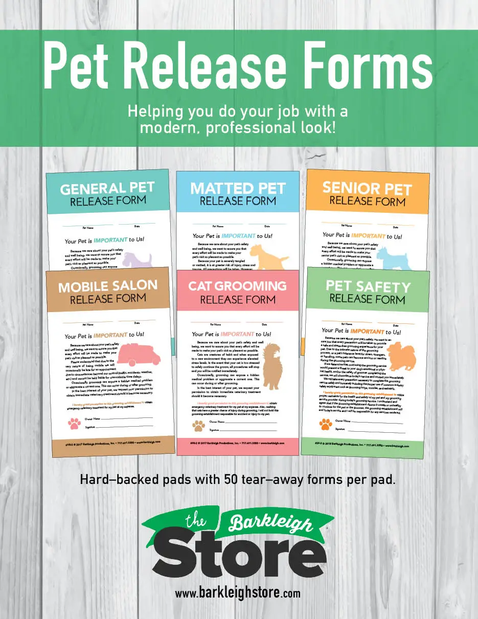 Pet Release Forms Advertisement
