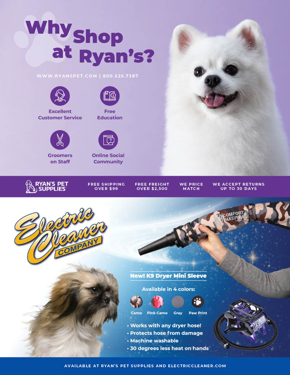 Ryan's Pet Supplies and Electric Cleaner Advertisement