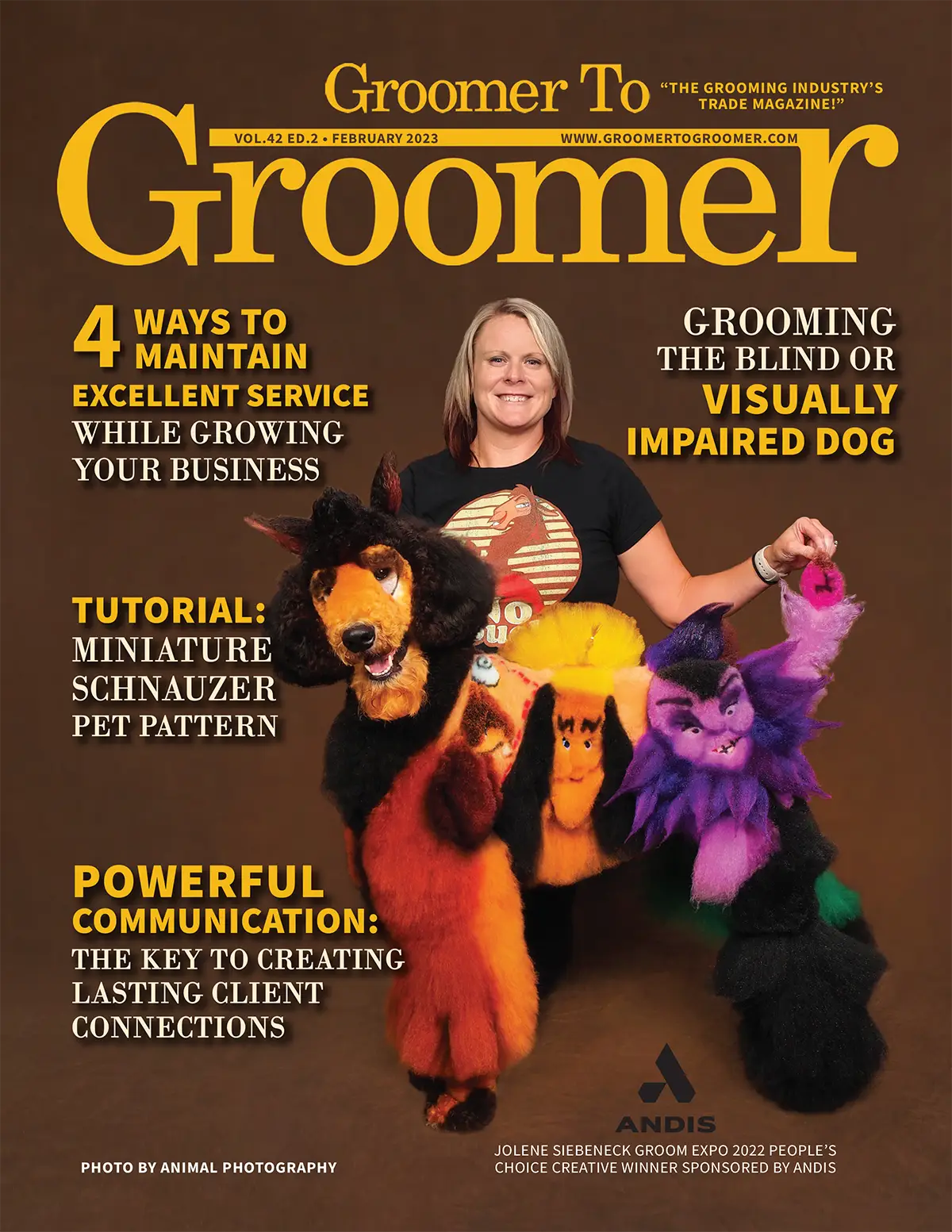 Groomer to Groomer February 2023 Cover