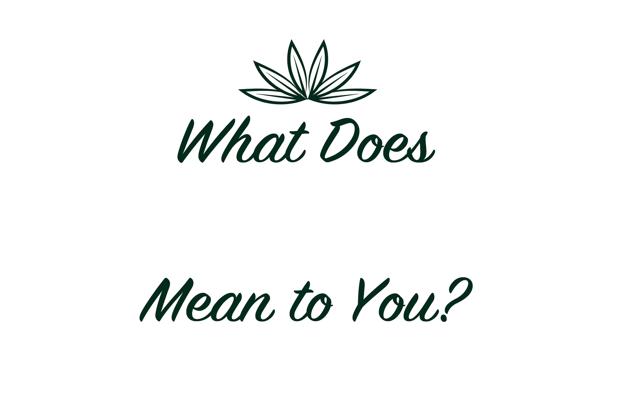 What Does Holistic Mean to You Title Image