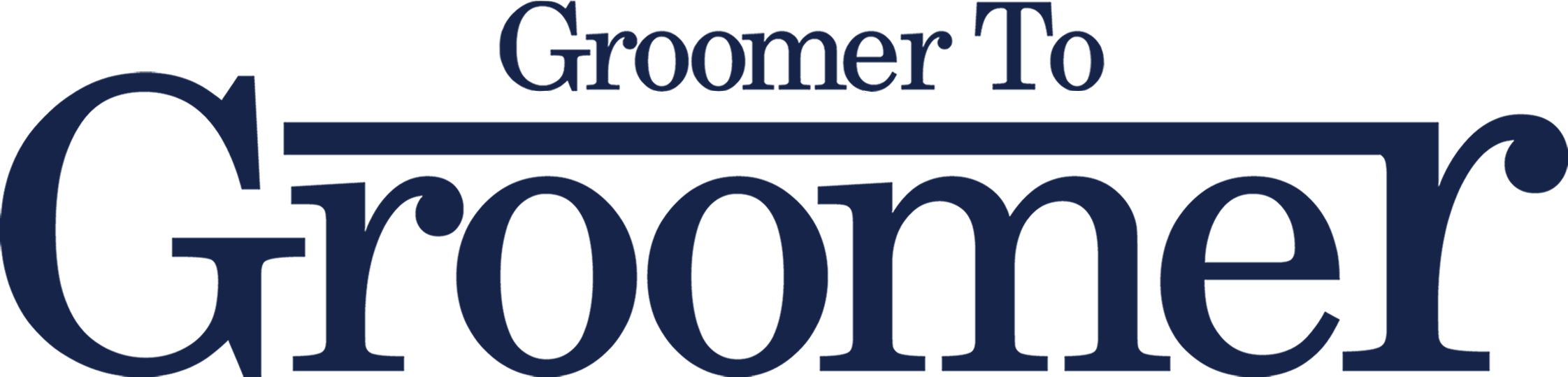 Groomer to Groomer logo brown