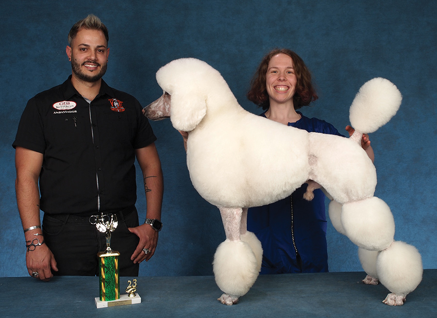 Nicole Beckman and her sponsor
