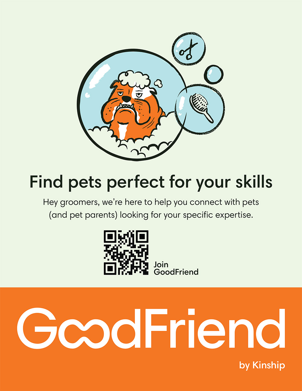 GoodFriend by Kinship Advertisement