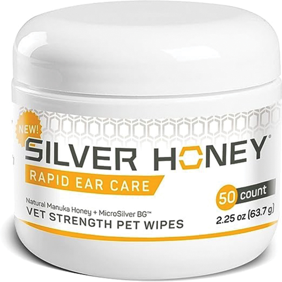 silver honey ear care wipes