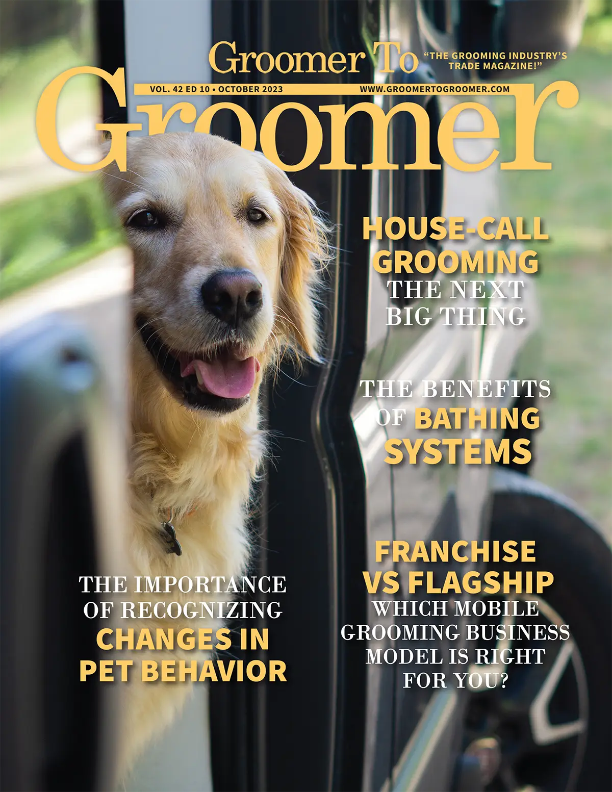 Groomer to Groomer October 2023 Cover
