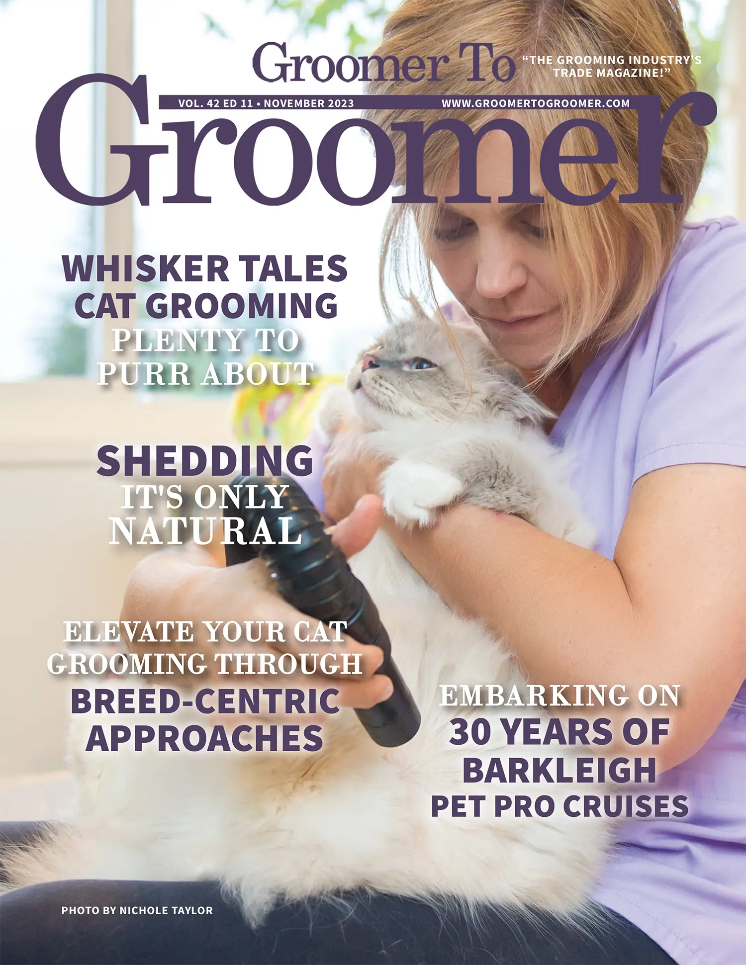 Groomer to Groomer TOC November '23 Cover