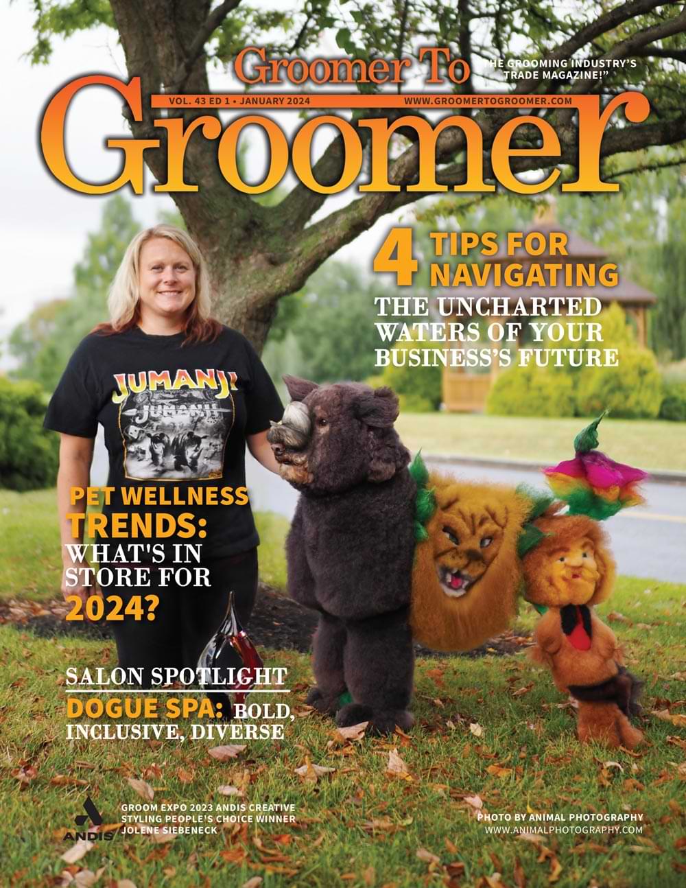 Groomer to Groomer January '24 cover