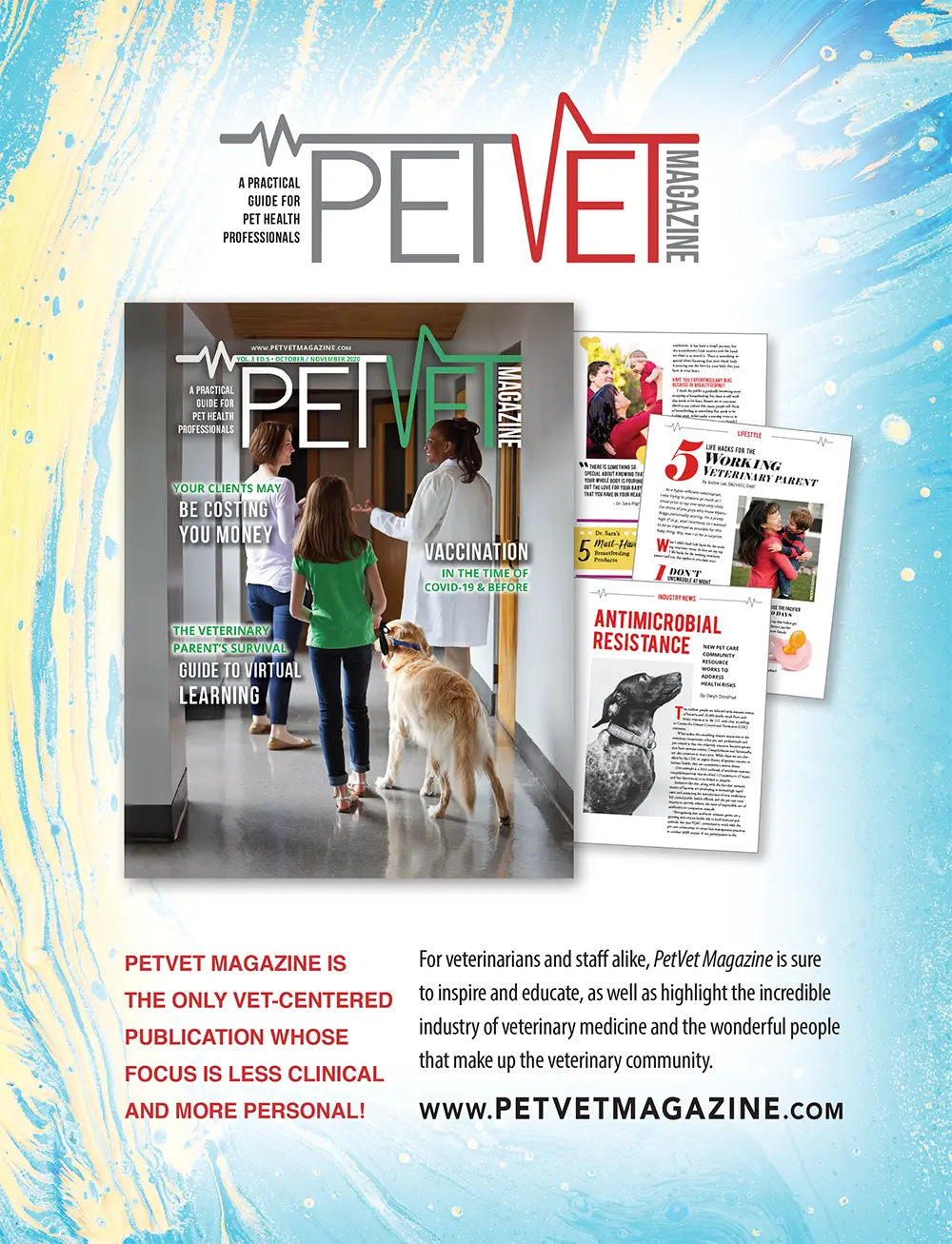 Pet Vet Magazine Advertisement