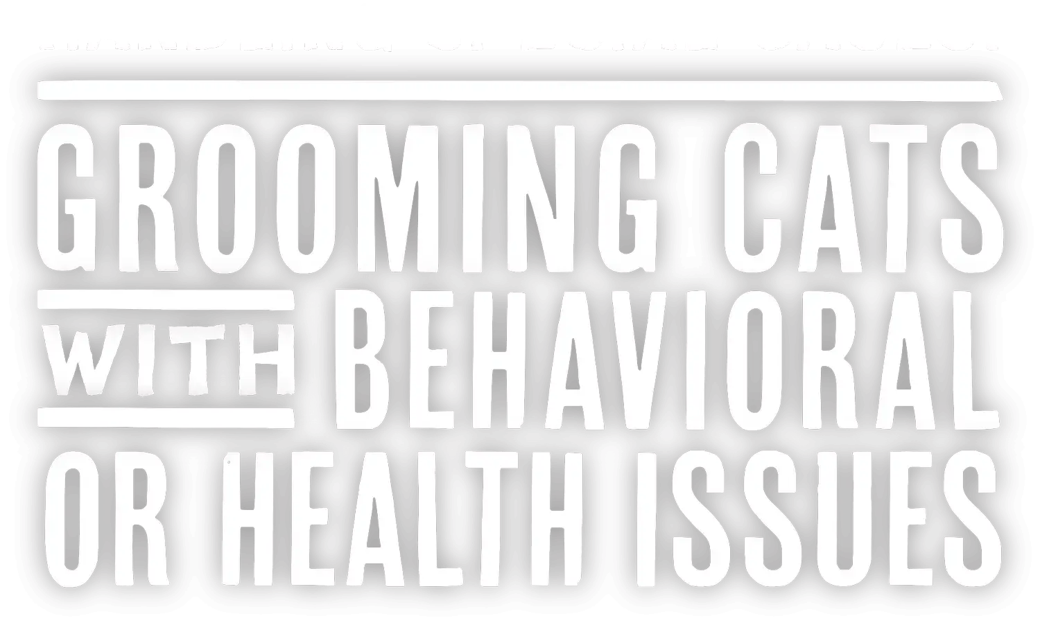 Handling Special Cases: Grooming Cats with Behavioral or Health Issues typography