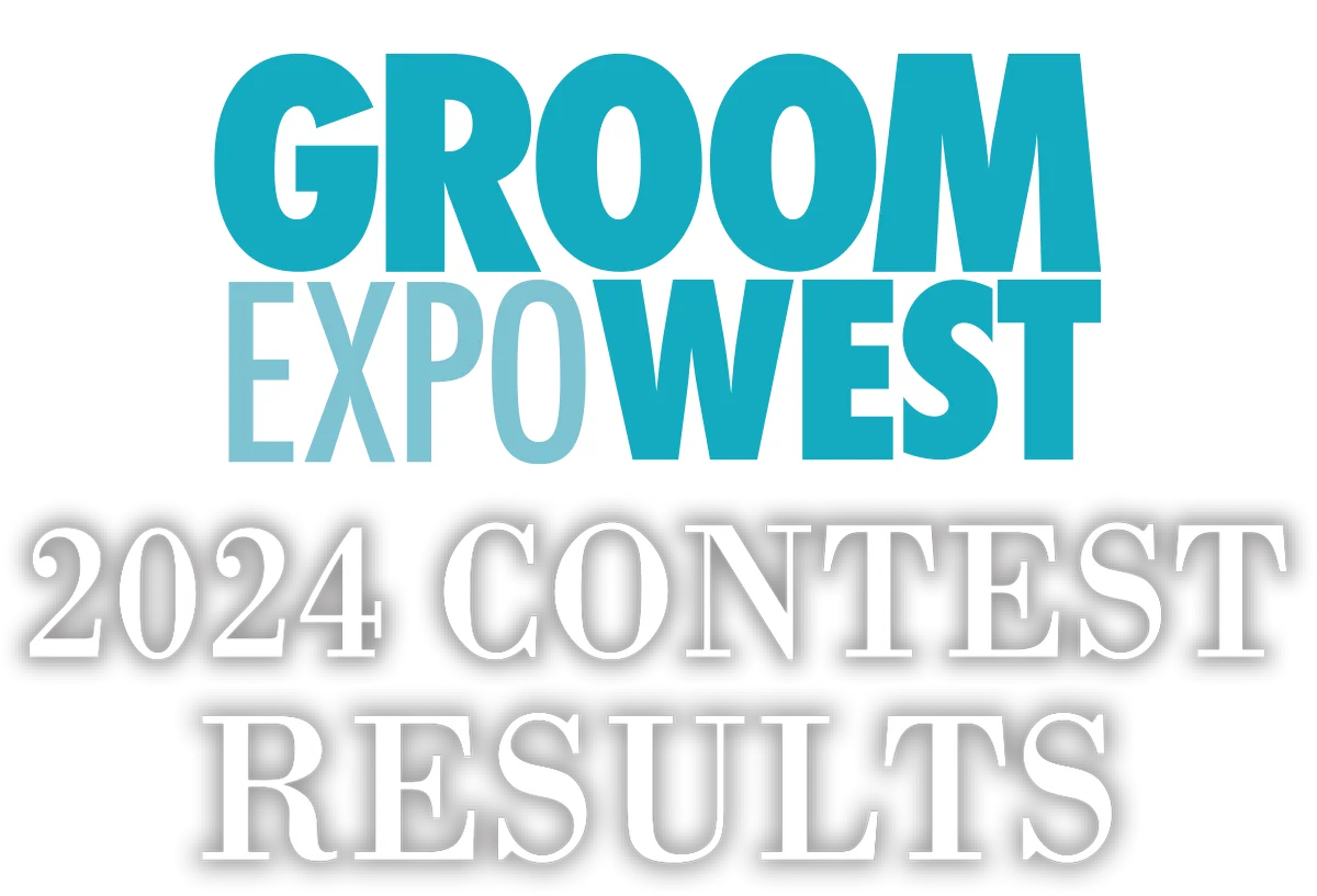 Groom Expo West 2024 Contest Results logo and typography