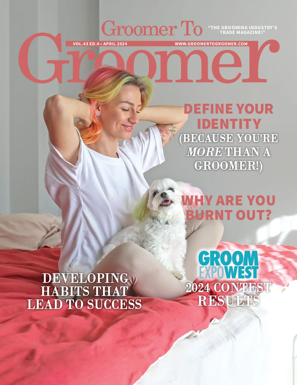 Groomer to Groomer April 2024 issue cover