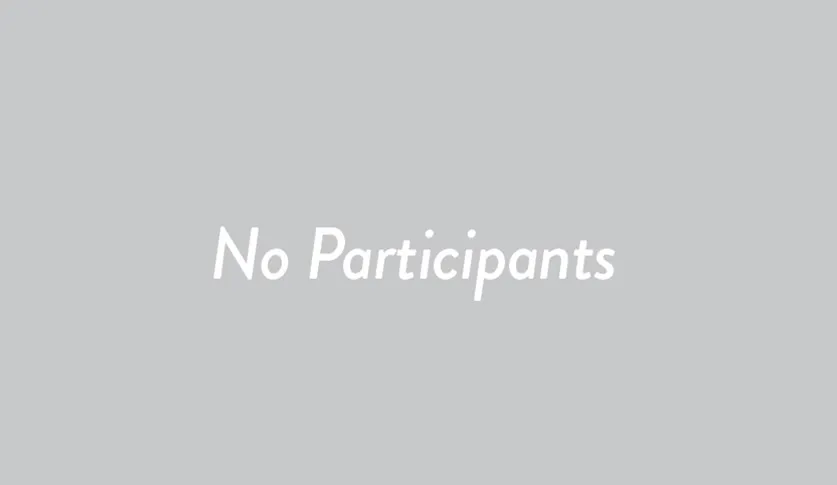 Text that reads 'No Participants' in white on a light gray background.