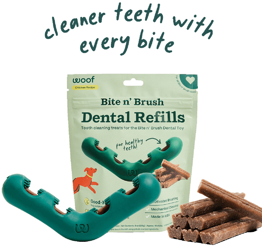 Woof’s Bite n’ Brush and Dental Refills products image