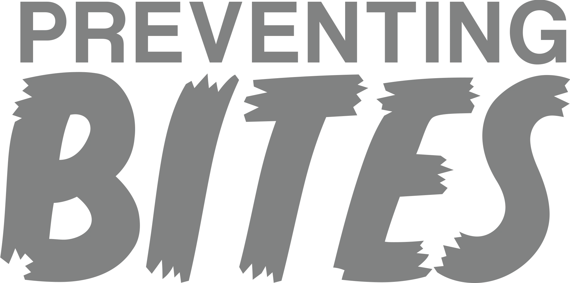 Preventing Bites typography