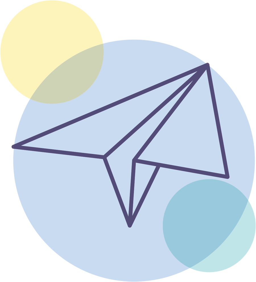 illustration of a paper plane
