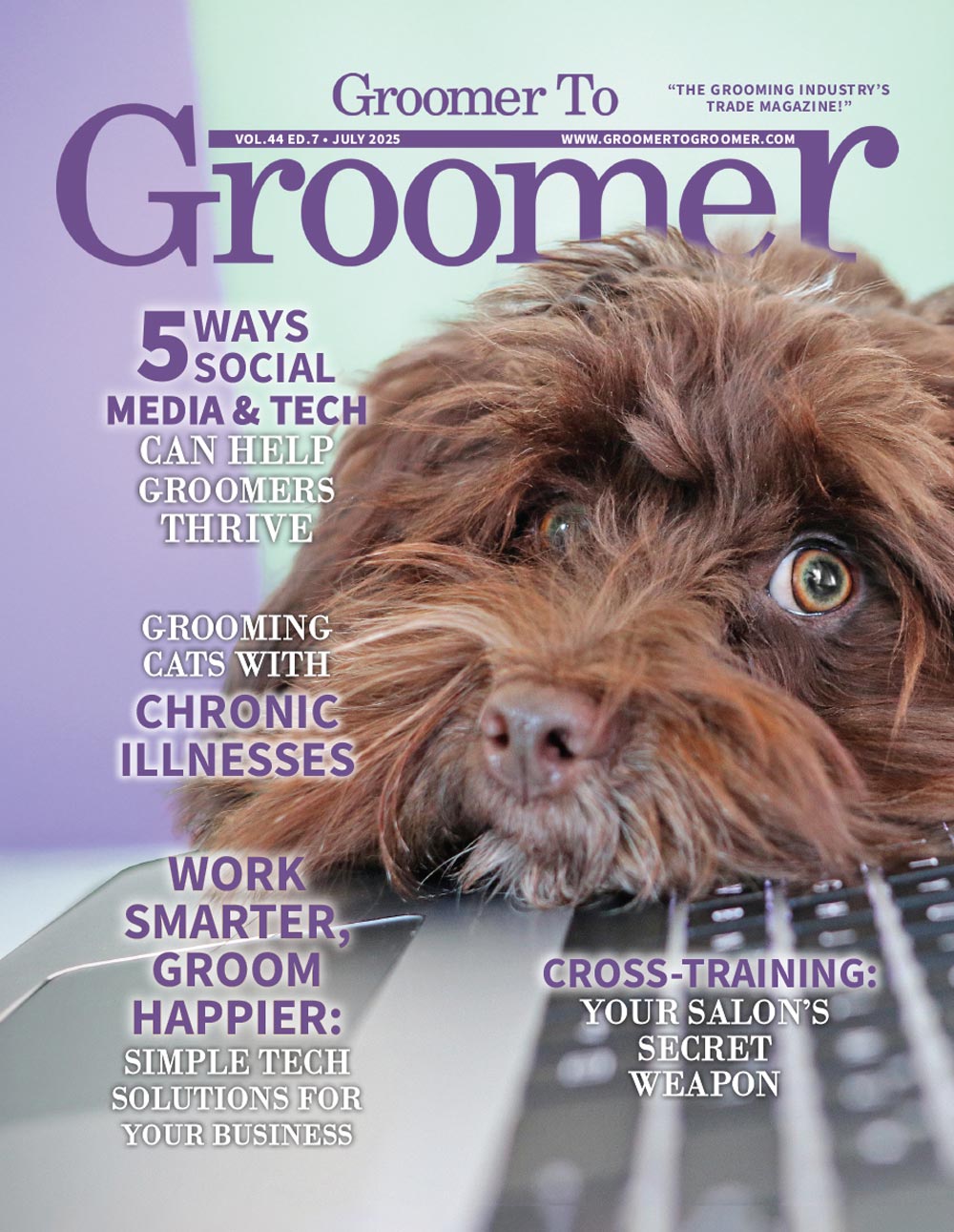 Groomer to Groomer July '25 cover