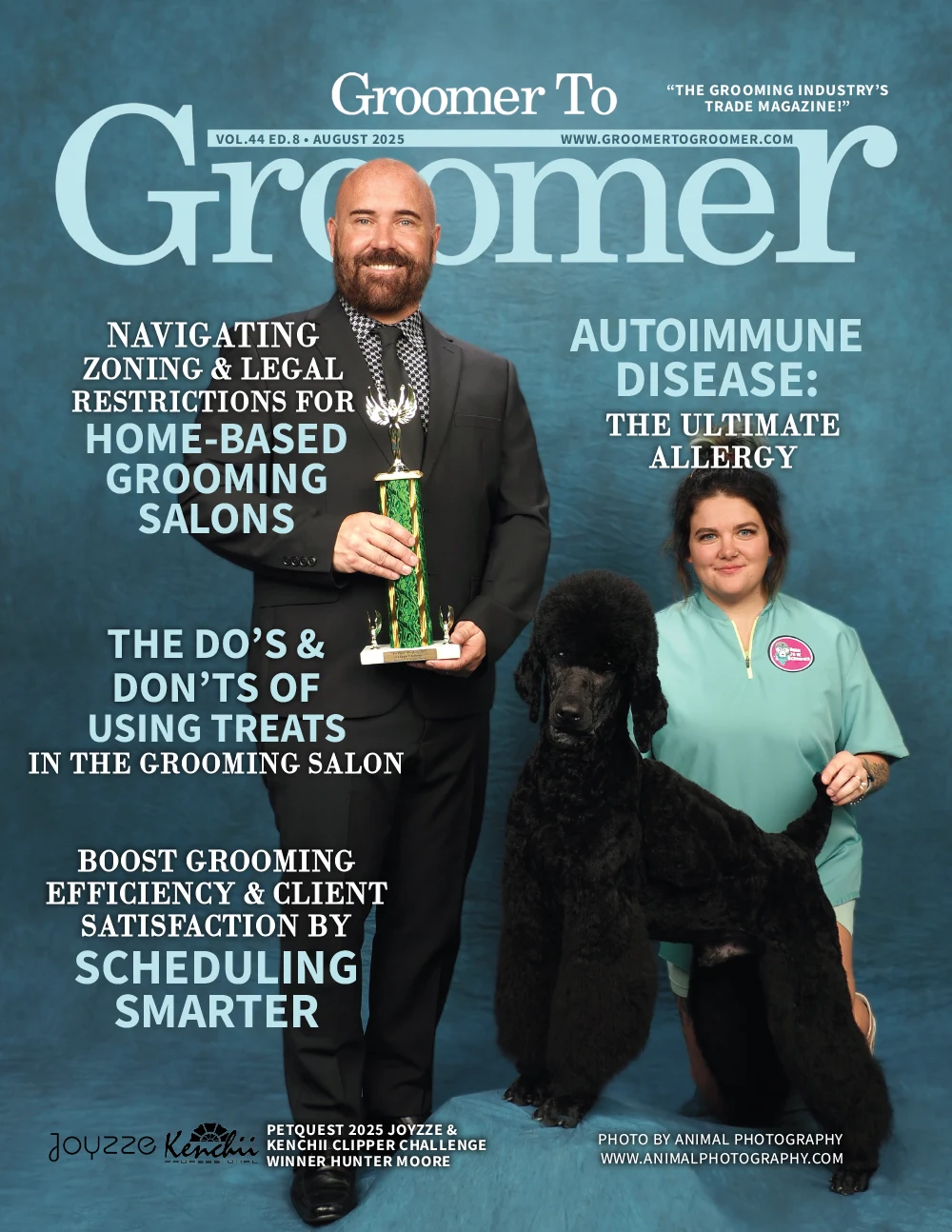 Groomer to Groomer August '25 cover