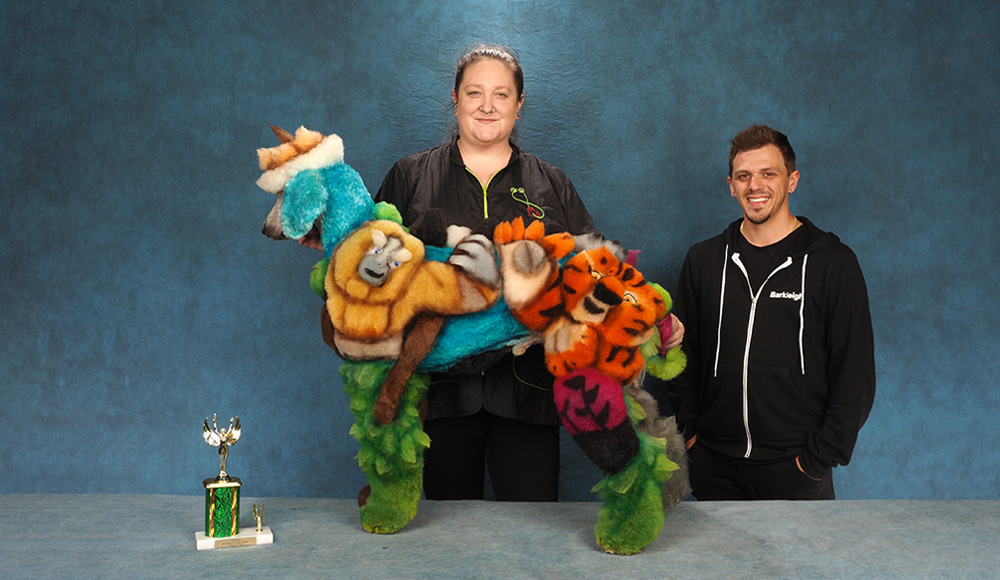 Jordan Peterson’s PetQuest 2025 Creative Styling 3rd Place unaccompanied contest photo