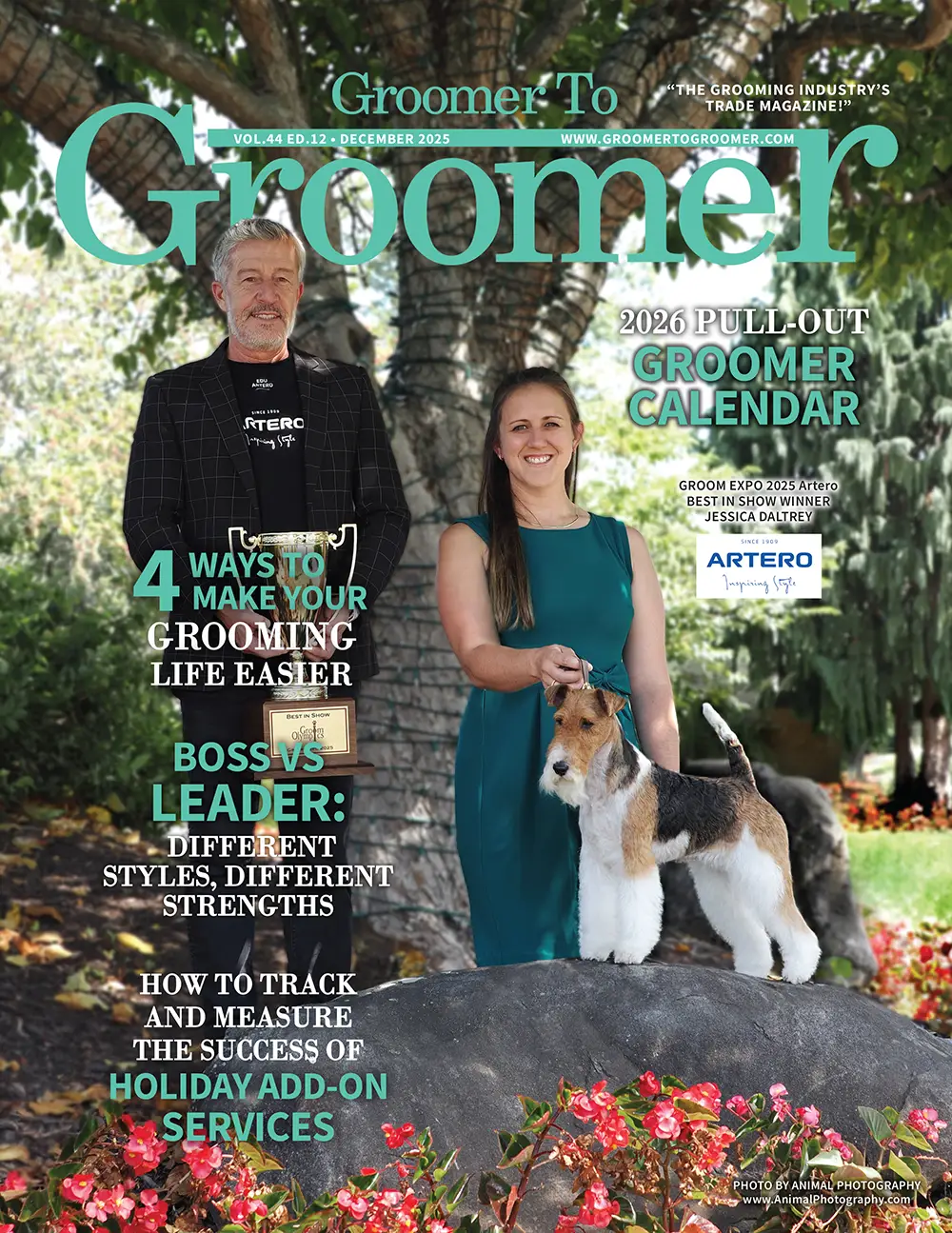 Groomer to Groomer December '25 cover