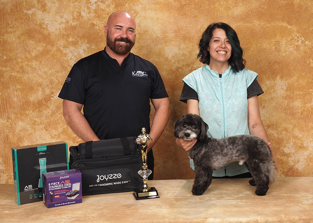 Rita Tapia's Groom Expo West 2026 Second Place contest photo