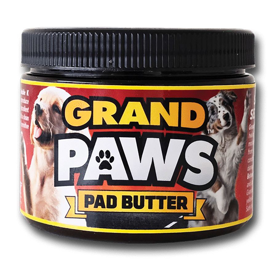 Product display of the Double K Industries Grand Paws™ Pad Butter
