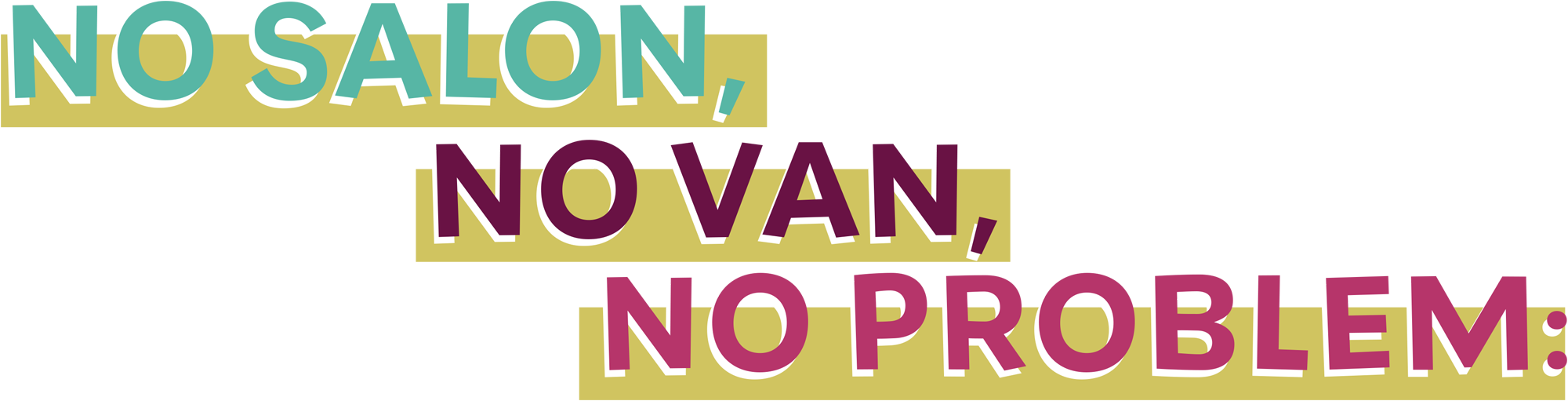 No Salon, No Van, No Problem:
