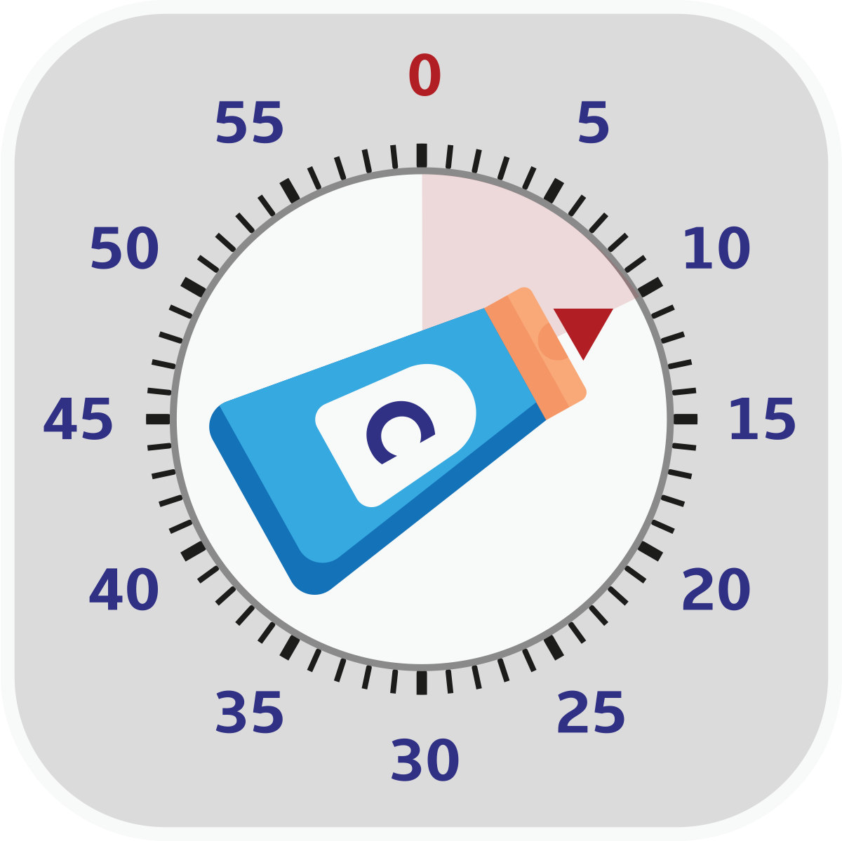 A timer icon