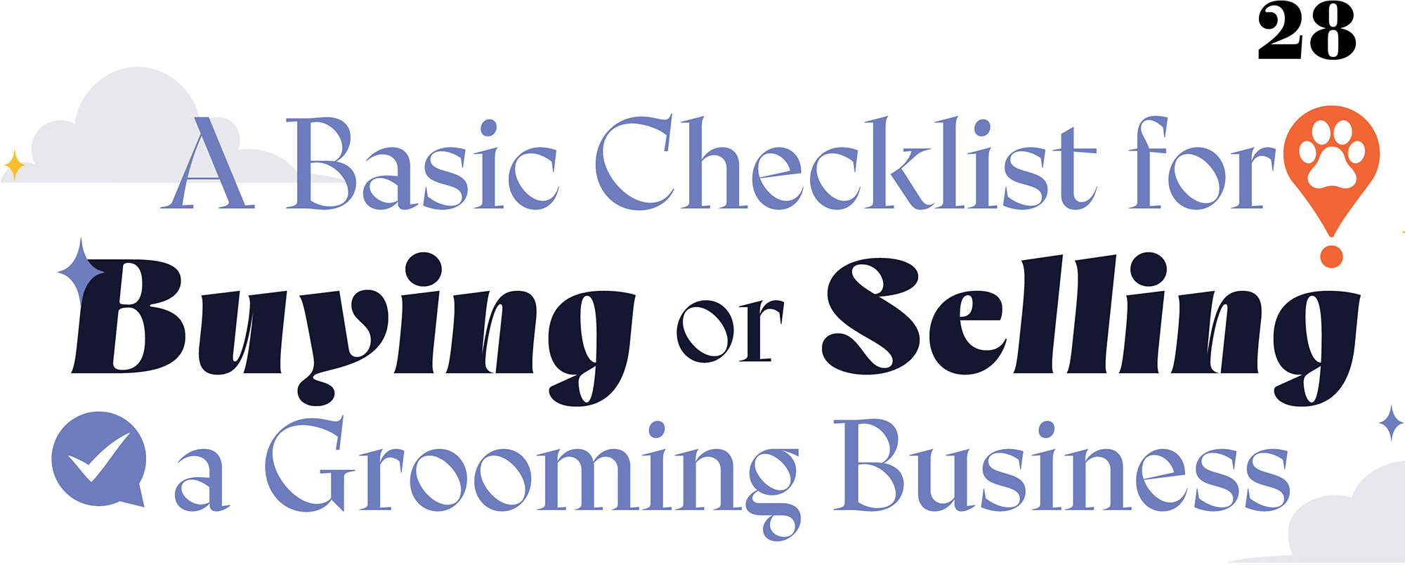 A Basic Checklist for Buying or Selling a Grooming Business
