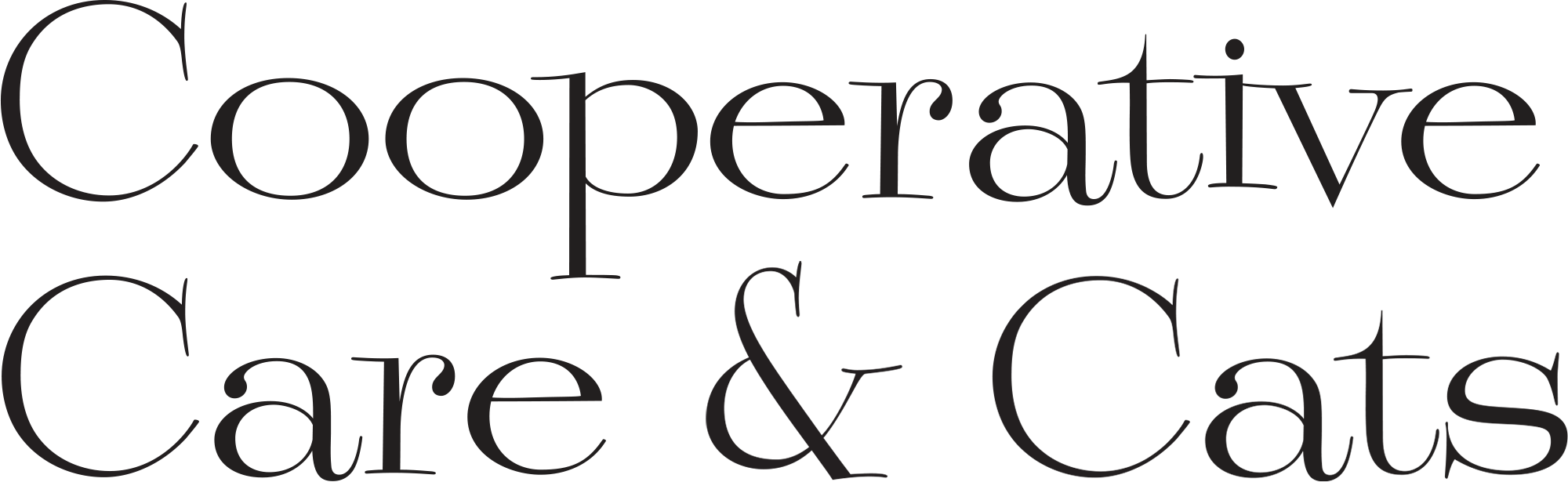 Cooperative Care & Cats